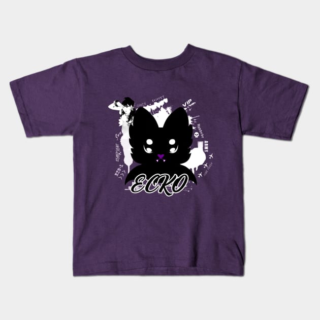 Ko the Bat Graffiti Full Kids T-Shirt by Sammich